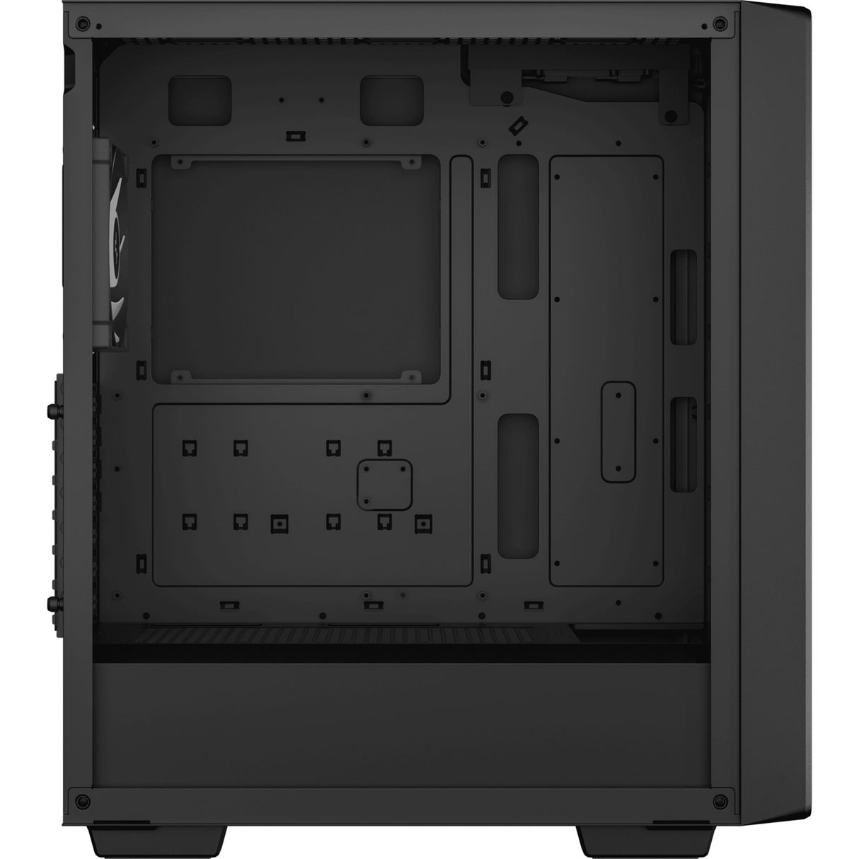 Boîtier tour midi Deepcool cc560 v2 (noir | 2x USB-A | verre trempé)