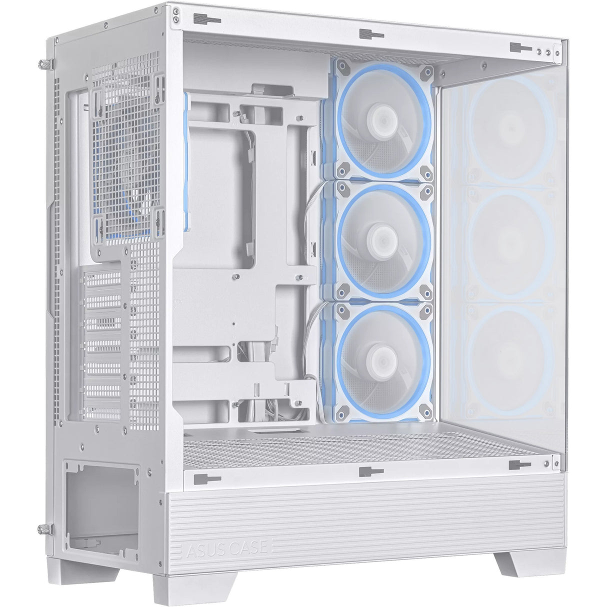 Boîtier tour midi Asus a31 plus (blanc | 2x USB-A | 2x USB-C | verre trempé)