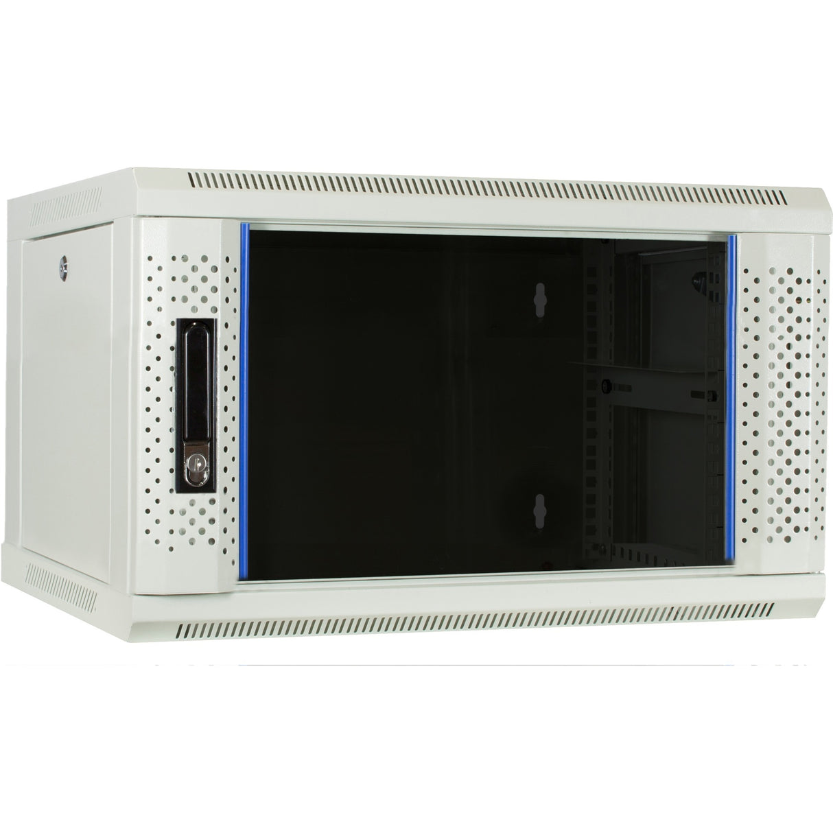 DSI DSI 6U Armoire murale blanche avec porte en verre DS6406W