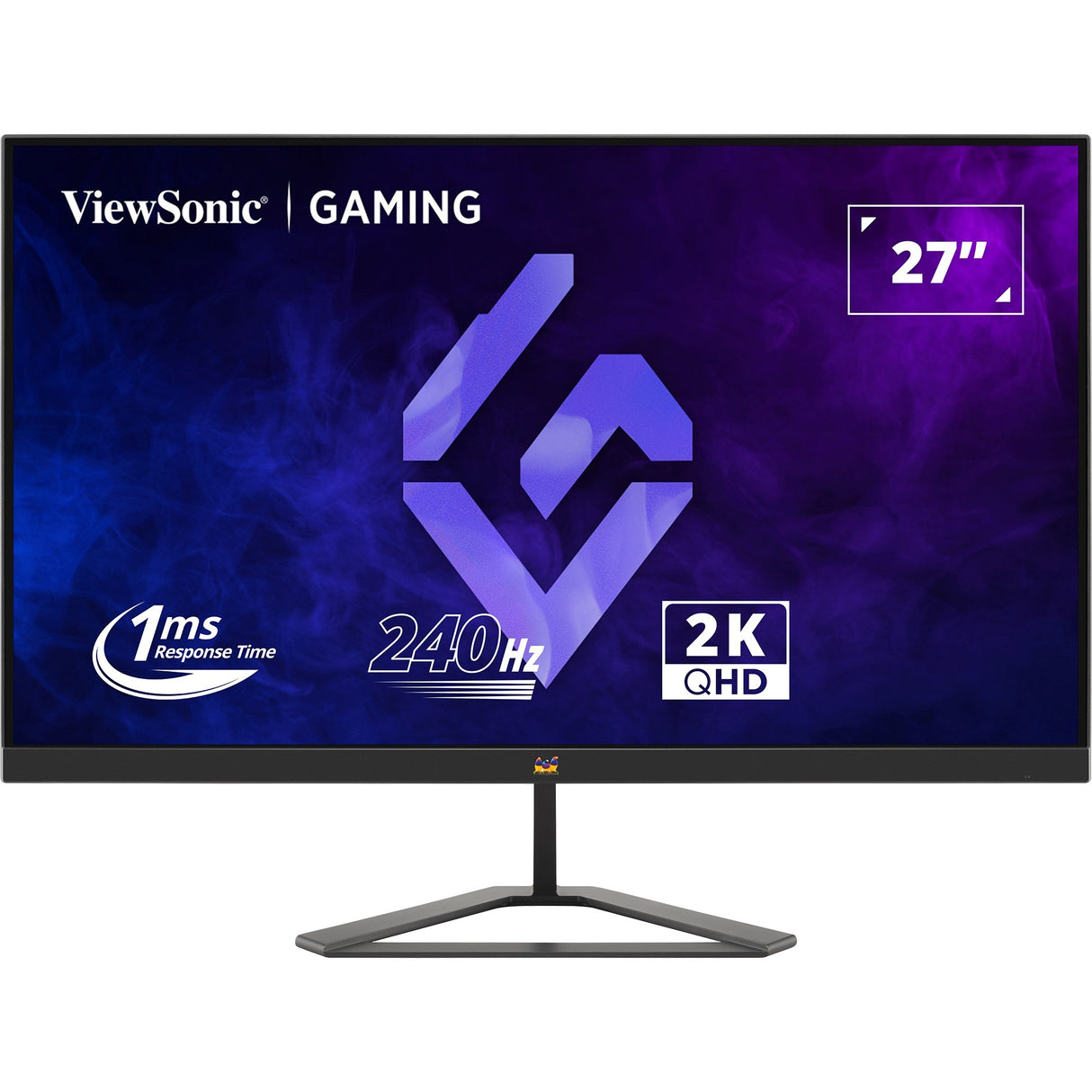 Moniteur de jeu Viewsonic vx2758a-2k-pro-3 27 (noir (mat), 2x HDMI | 1x port d'affichage | HDR10 | 240 Hz)