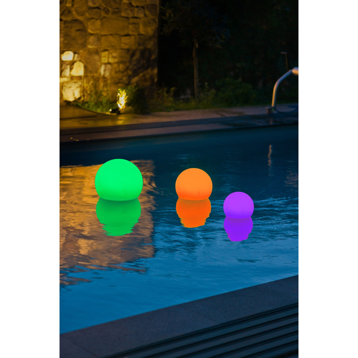 Lampe LED Ubbink multibright à flotteur solaire 25 LED