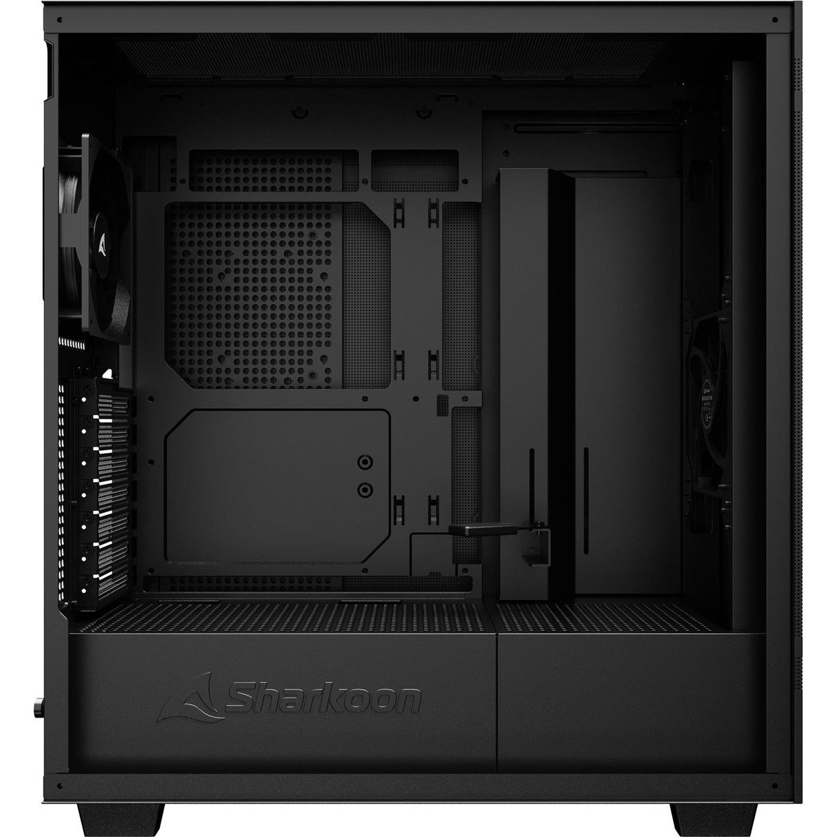 Sharkoon rebel c50 boîtier tour midi noir (noir | 2x USB-A | 1x USB-C)