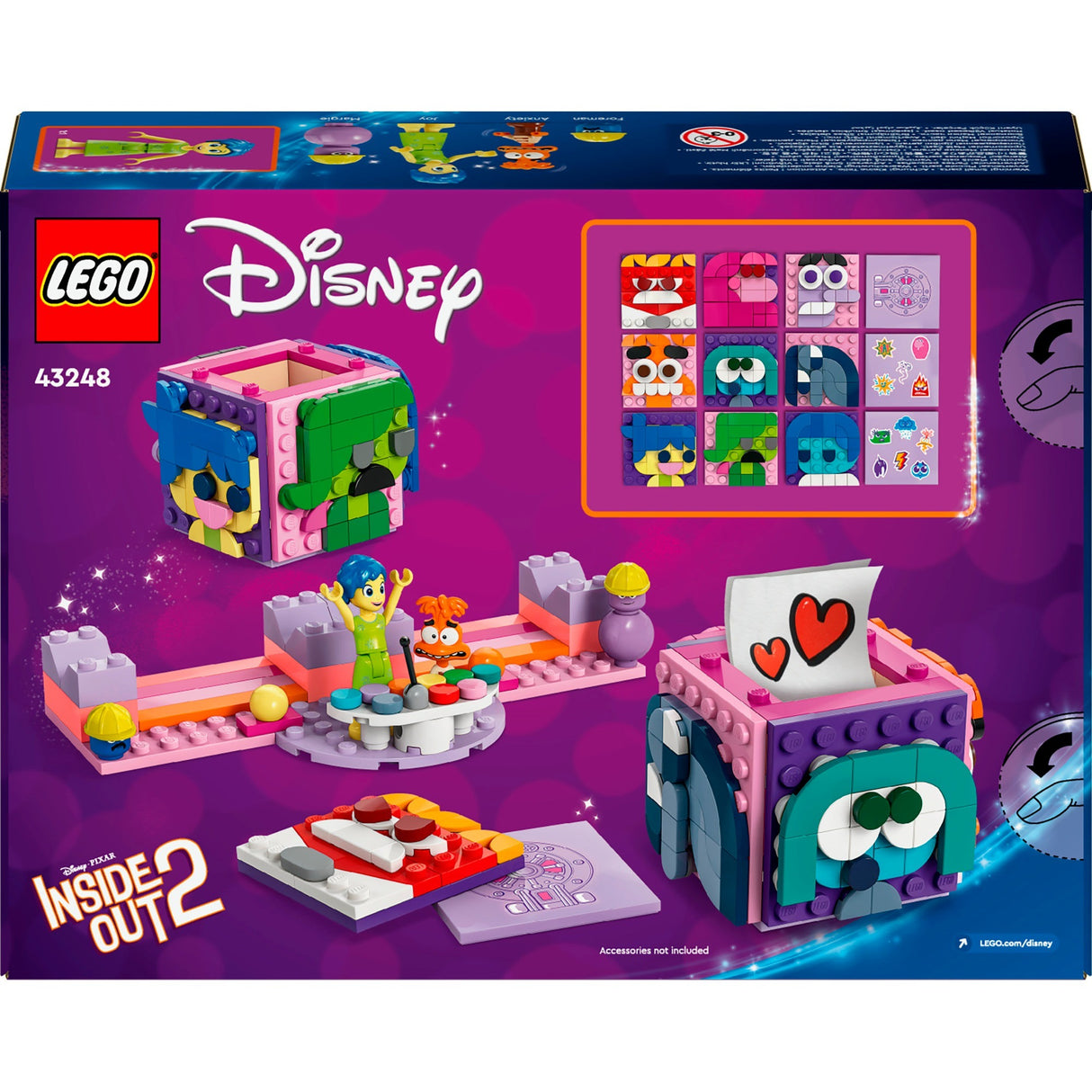 Lego Disney 43248 à l'intérieur de 2 cubes d'humeur