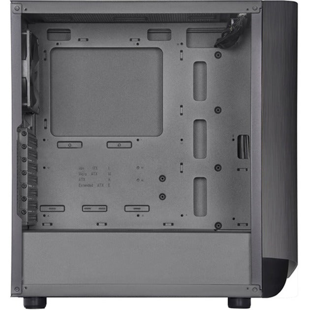 Boîtier Silverstone Seta A1 Midi Tower (titane noir | 2x USB-A | 1x USB-C | RGB | verre trempé)