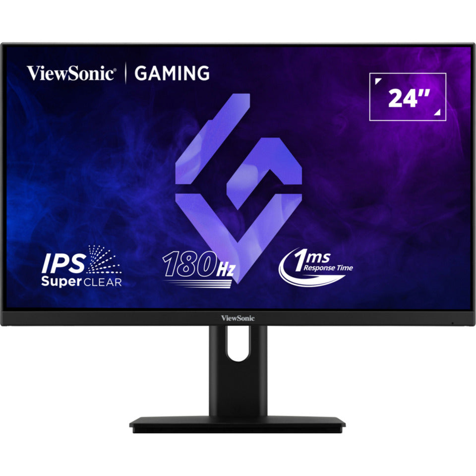 Moniteur de jeu Viewsonic xg24g1 24 (noir, 1x HDMI, 1x port d'affichage, 180 Hz)