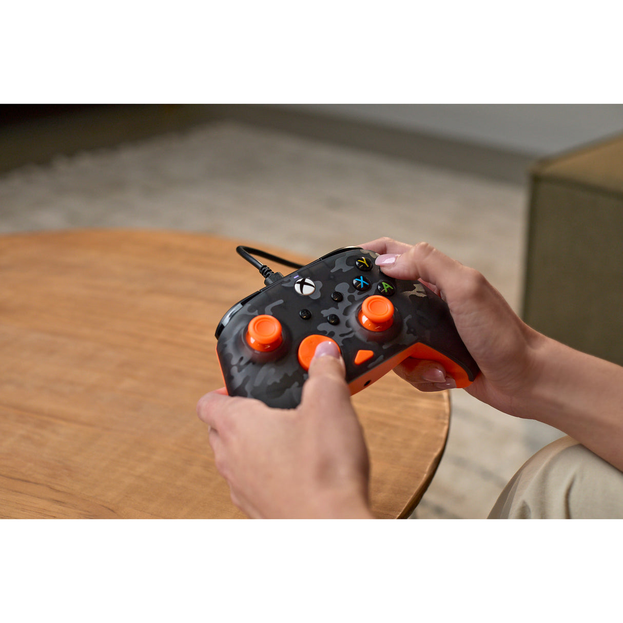 Manette filaire Turtle Beach Rematch Core (noir orange, Xbox Series X|S, Xbox One, PC)
