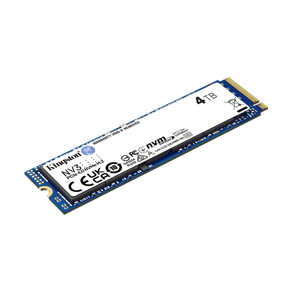 SSD Kingston nv3 4 to (snv3s 2000g, pcie 4.0 x4, nvme, m.2 2280)
