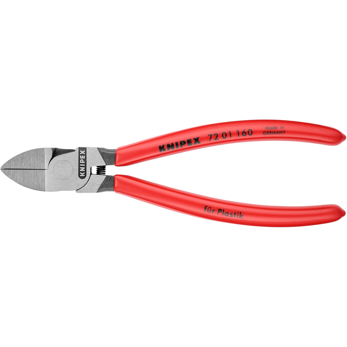 Pince coupante latérale Knipex pour plastique | plastifié | 160mm - 7201160