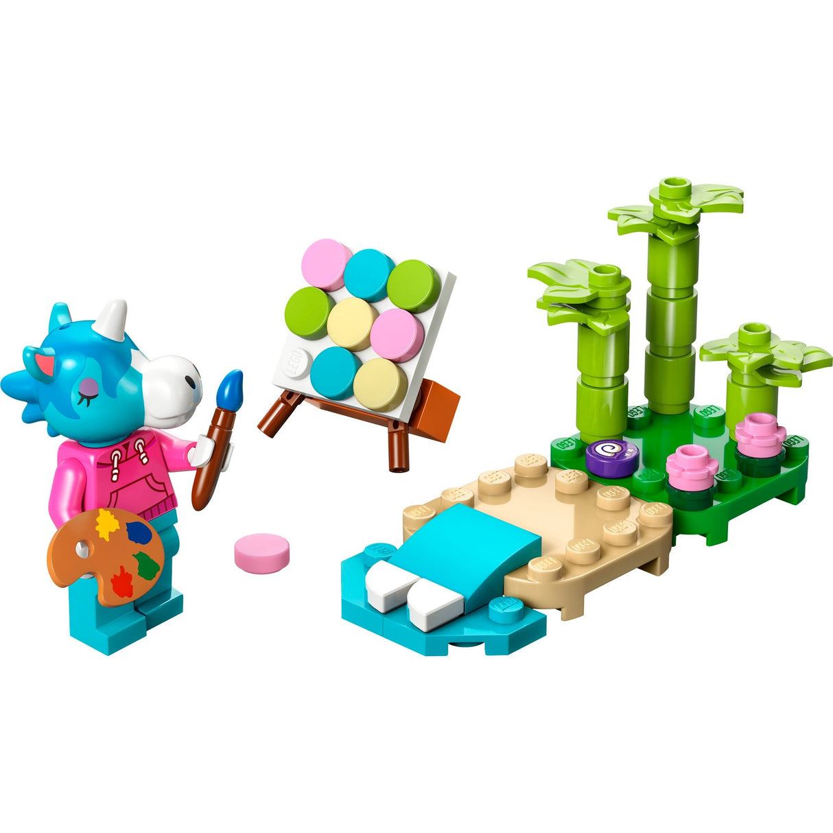 Lego 30703 sac animal crossing peinture de plage avec Julian