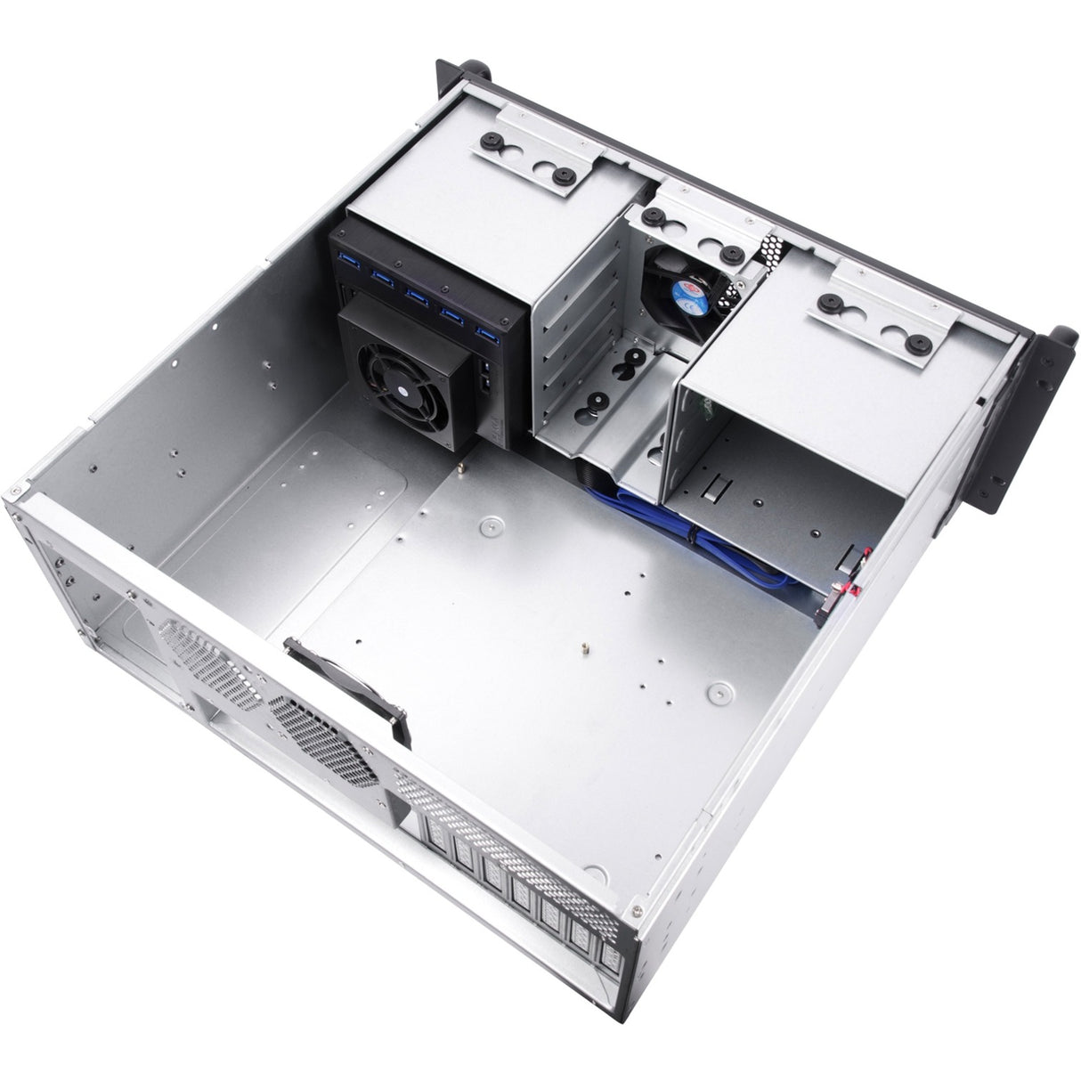 Boîtier rack Silverstone RM41-H08 (noir | 2x USB-A 3.2 (5 Gbit s))