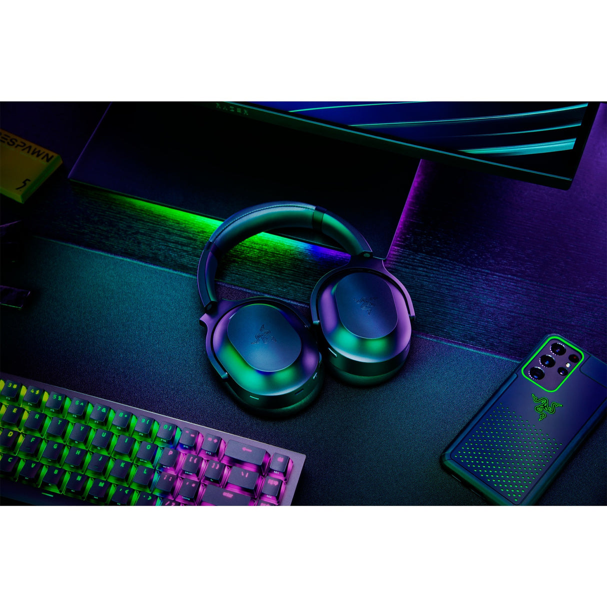 Razer barracuda pro casque de jeu supra-auriculaire (noir, dongle USB, Bluetooth)