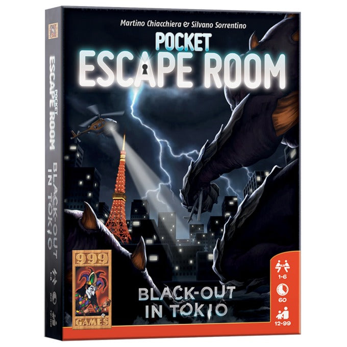 999games 999 Games Pocket Escape Room : panne d'électricité dans le jeu de cartes de Tokyo