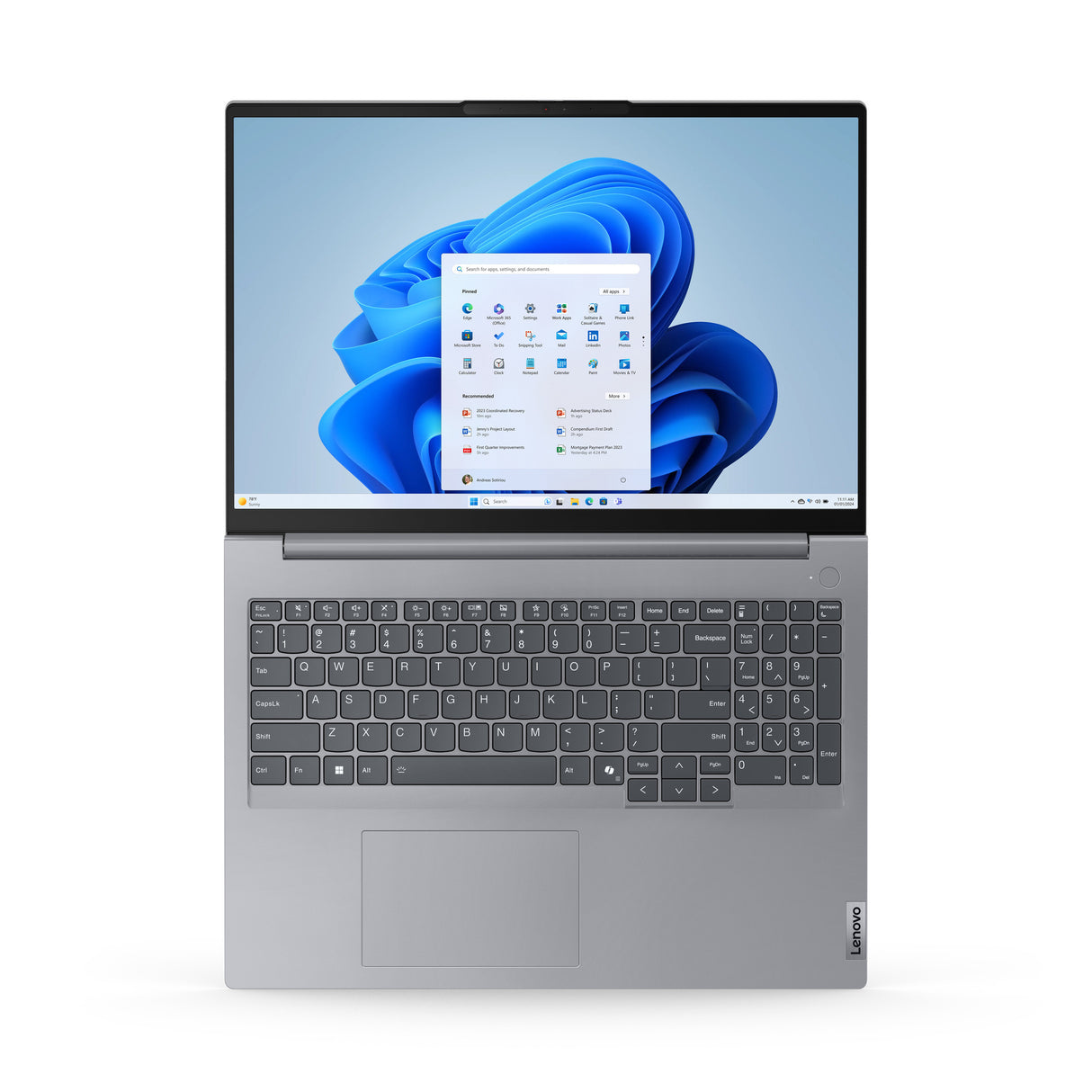 Ordinateur portable Lenovo thinkbook 16 gen 7 (21mw0081mh) 16 (gris | ryzen 5 7535hs | radeon 660m | 16 go | SSD 512 go)