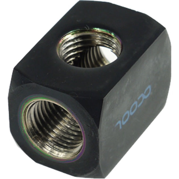 Alphacool hf borne de connexion té rond g1 4 (noir)