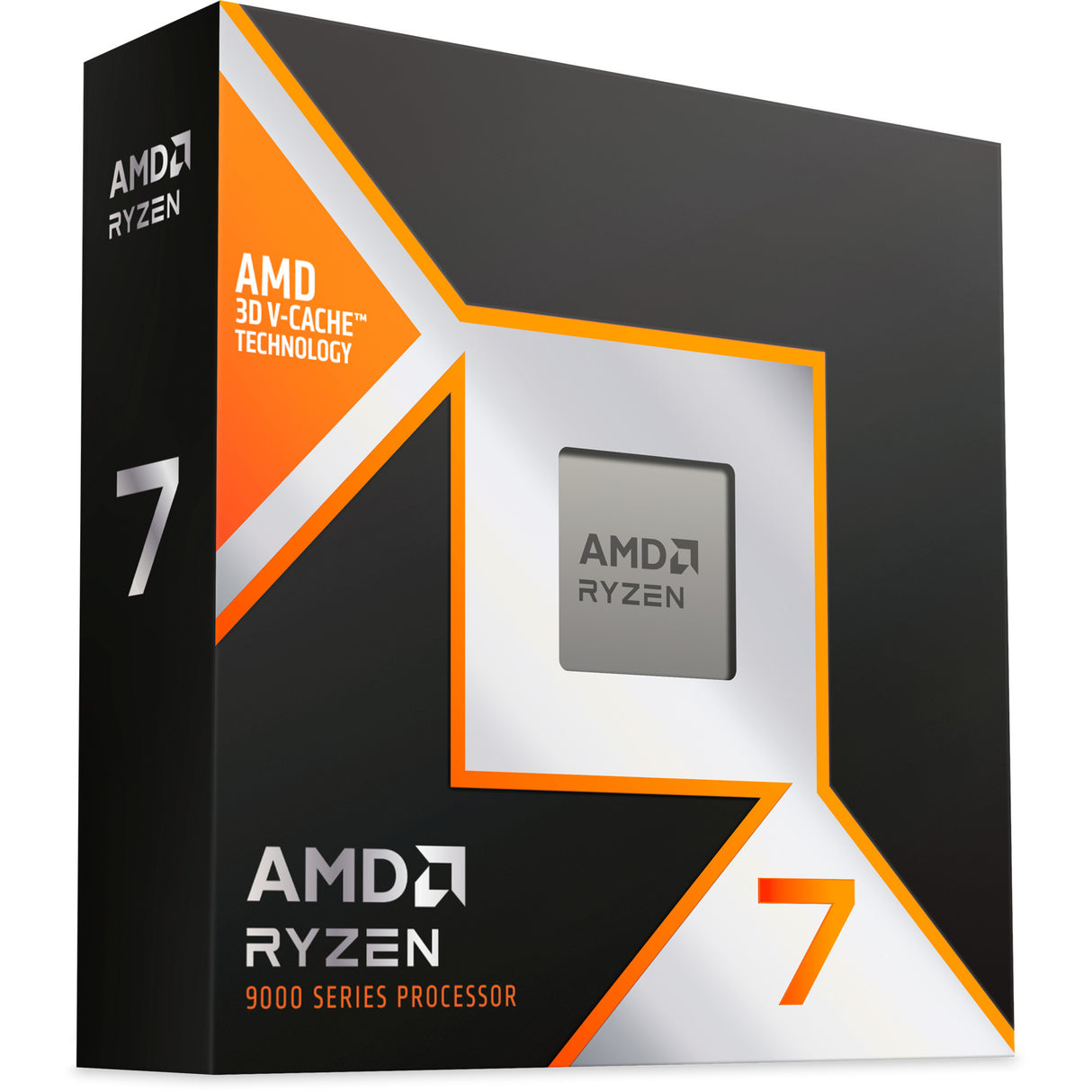 Processeur AMD Ryzen 7 9850x3D, 4,7 GHz (5,6 GHz Turbo Boost) socket AM5 (débloqué, en boîte)