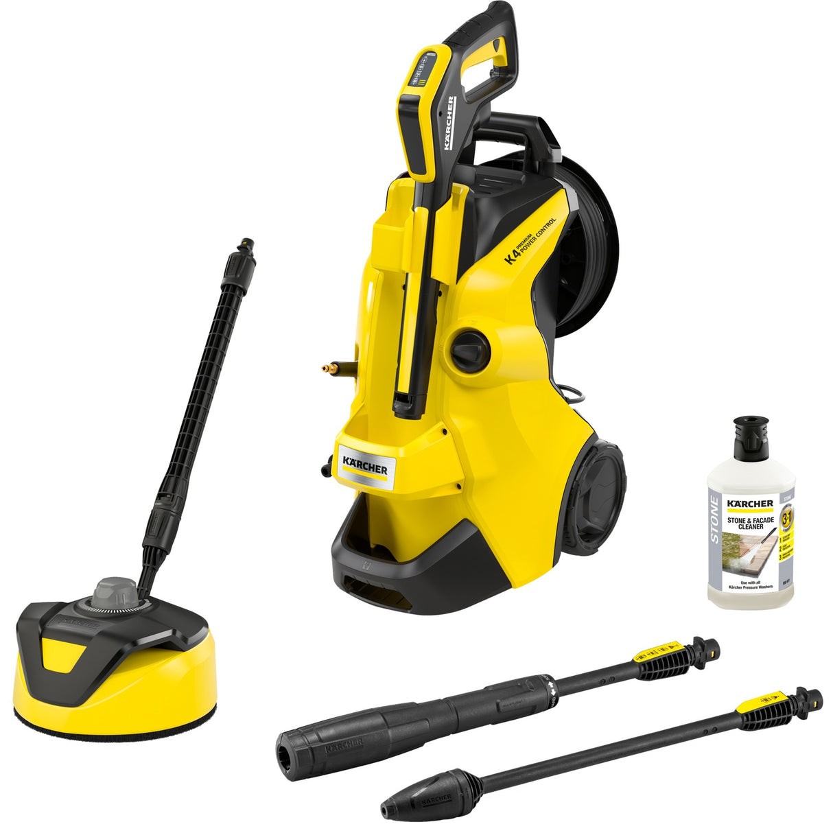 Kärcher k 4 premium power control nettoyeur haute pression domestique (jaune noir, 1.324-133.0)