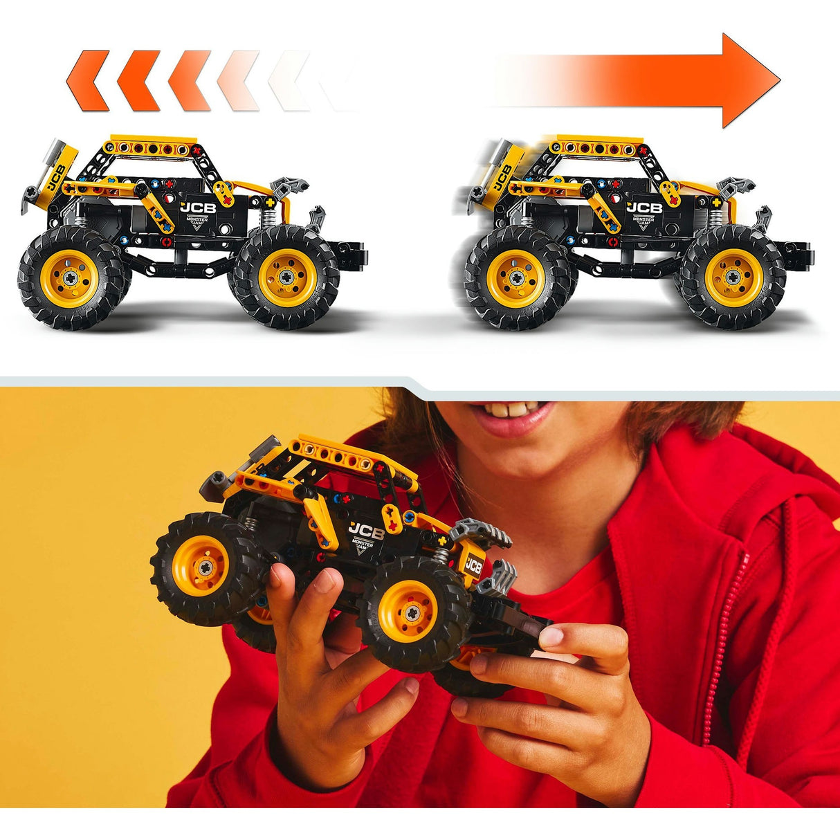 Lego Technic 42199 Monster Jam Digatron recule