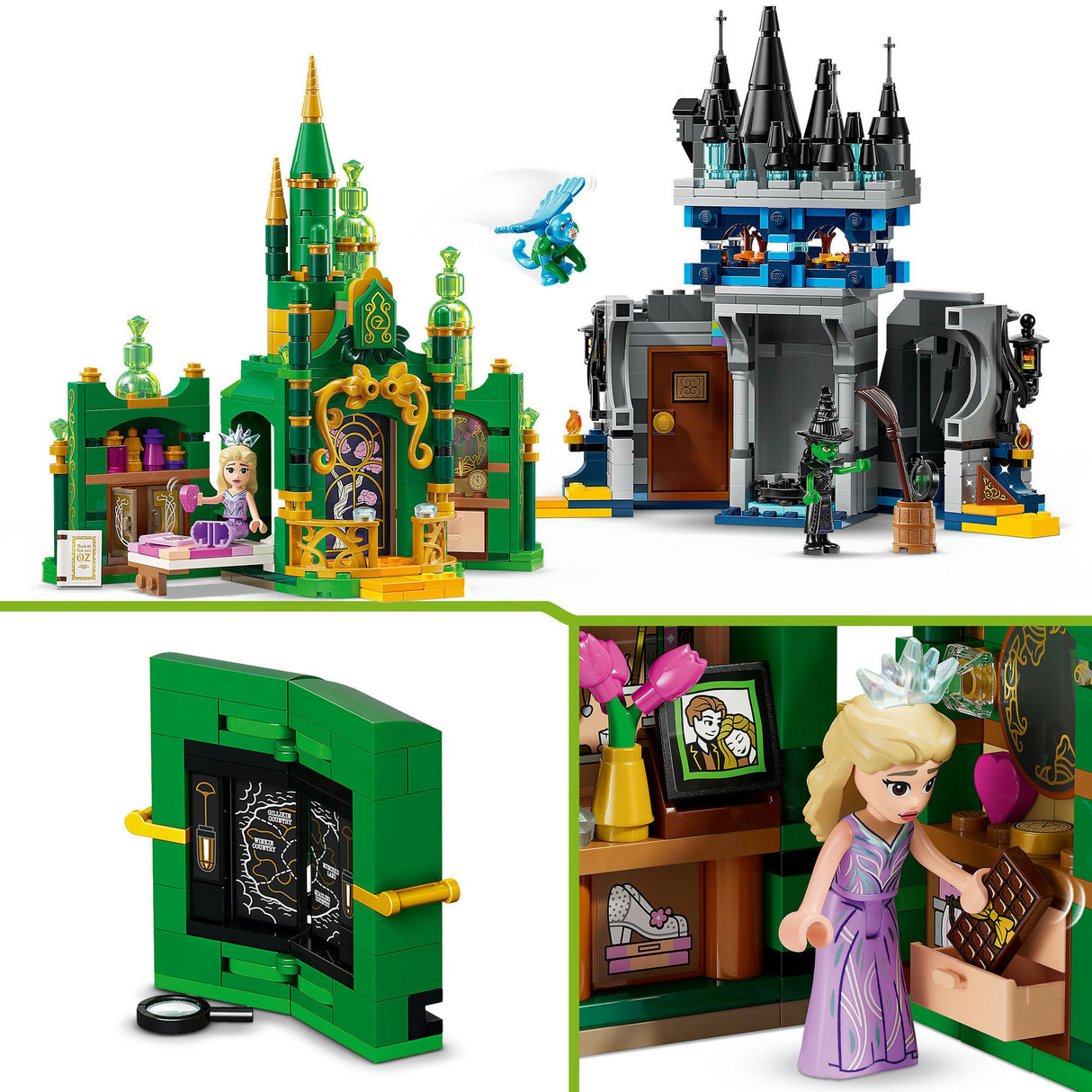 Lego 75689 la méchante ville d'émeraude et le château de Kiamo Ko