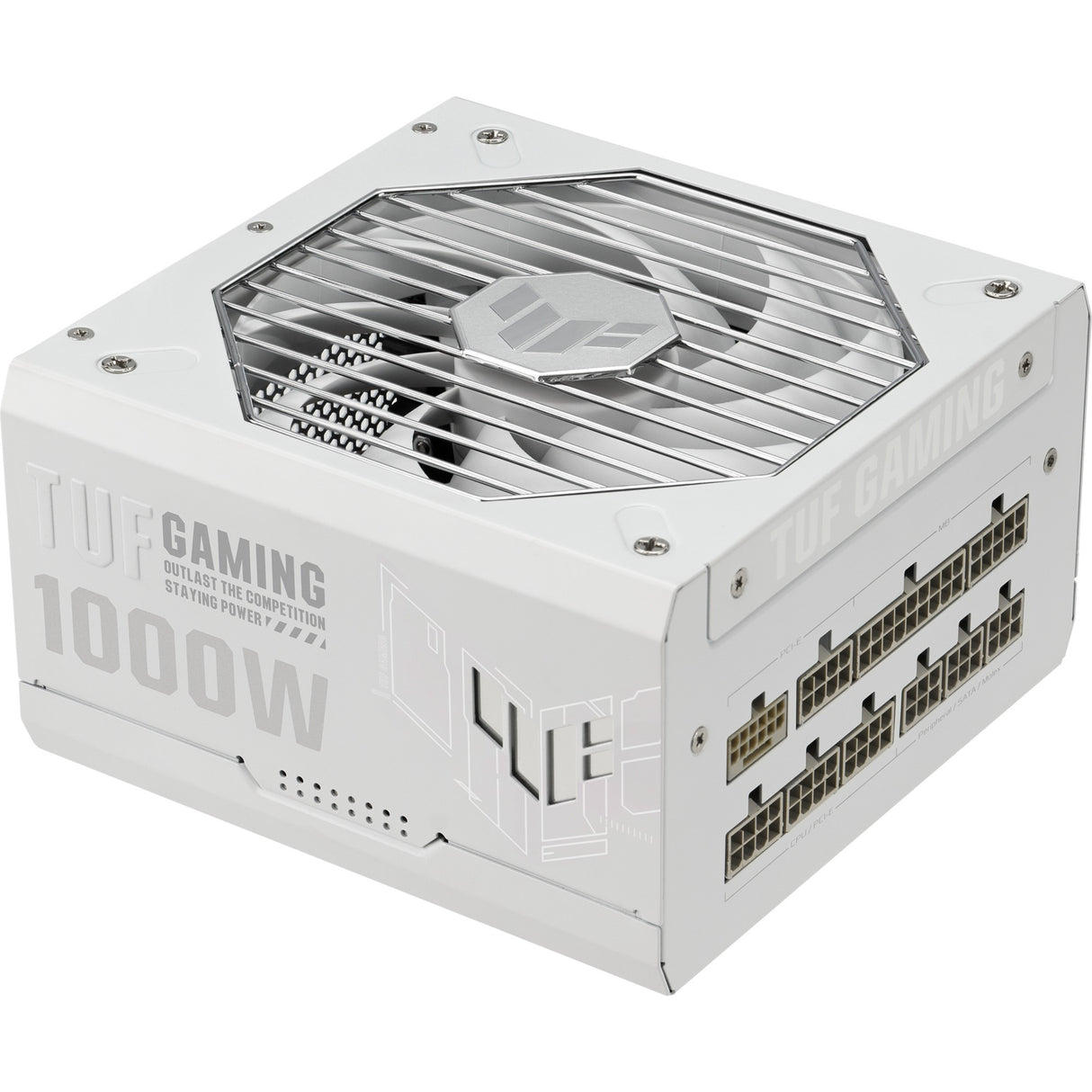 Alimentation modulaire Asus tuf gaming gold white edition 1000 watts (blanc, 1x 12v-2x6, 4x pcie)