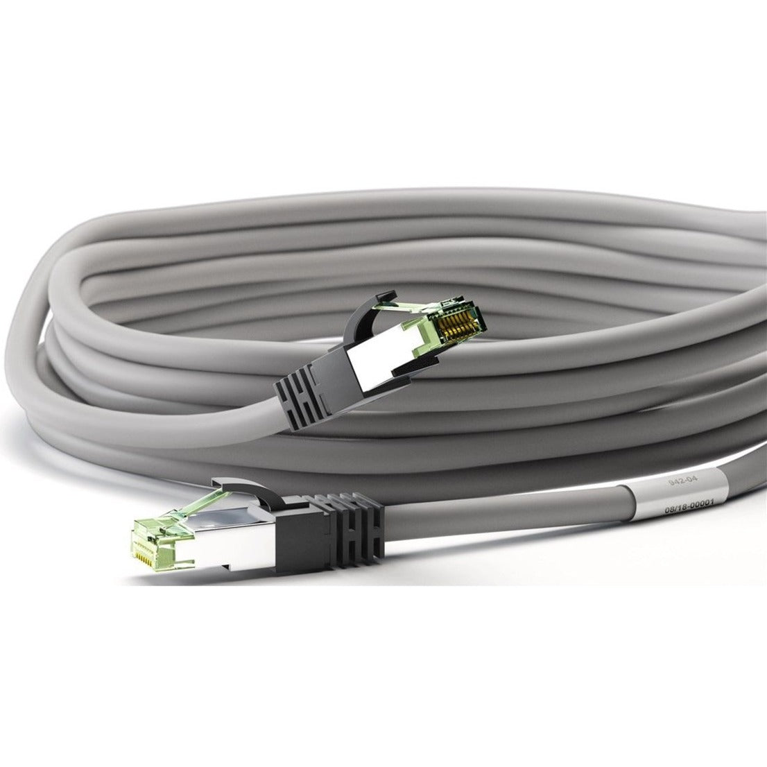 Câble réseau Goobay cat.8.1 s ftp (gris, 0,25 mètres)