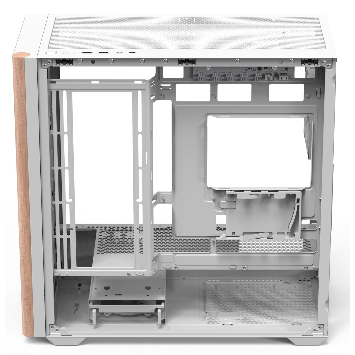Boîtier mini tour Aerocool b301a (blanc | 1x USB-A | 1x USB-C | RVB)