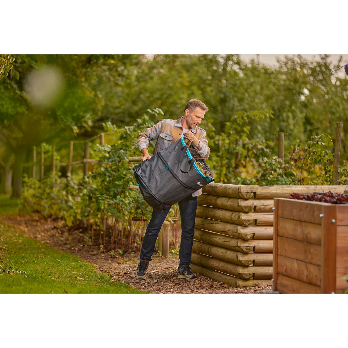 Gardena Garden Waste Pocket pop-up rectangulaire, taille L