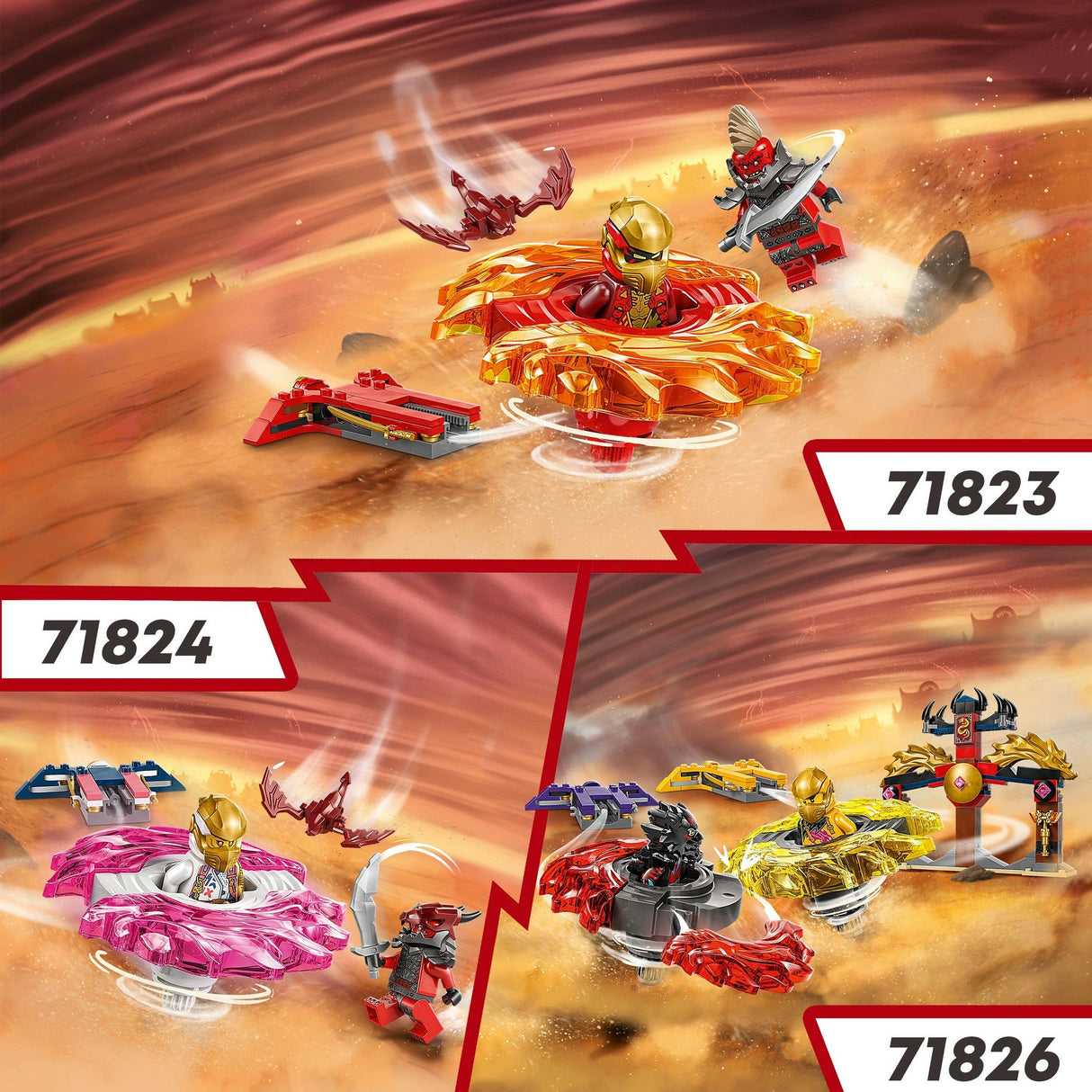 Lego Ninjago 71826 Pack de combat du dragon spinjitzu