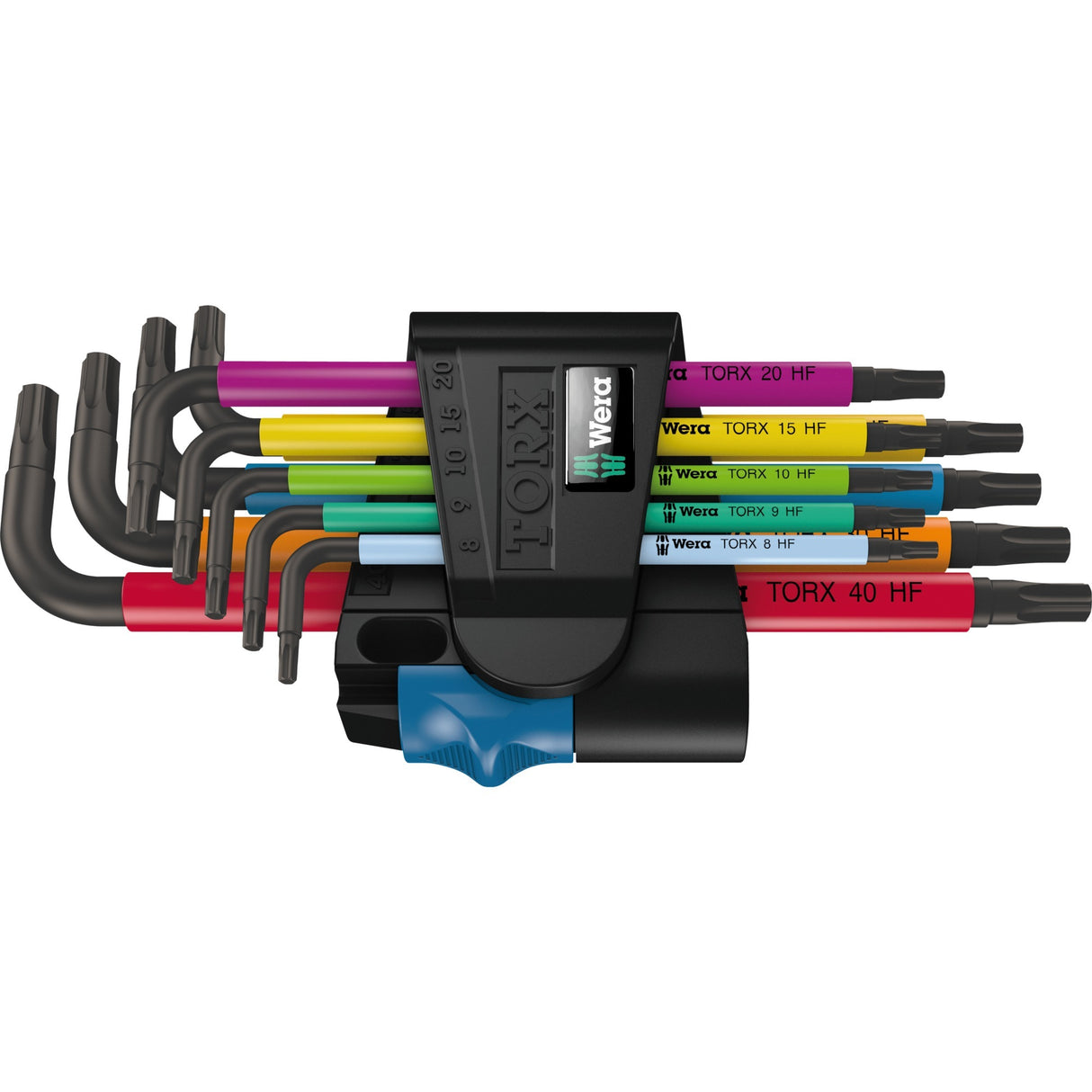 Wera 967 9 tx jeu de 9 clés hexagonales - torx - t8-40