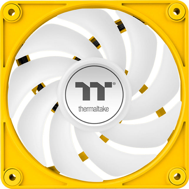 Thermaltake ct120 ex argb sync pc cooling fan bumblebee (3-fan pack) case fans (geel, 3 stuks, 120 x 120 x 25 mm, pwm)