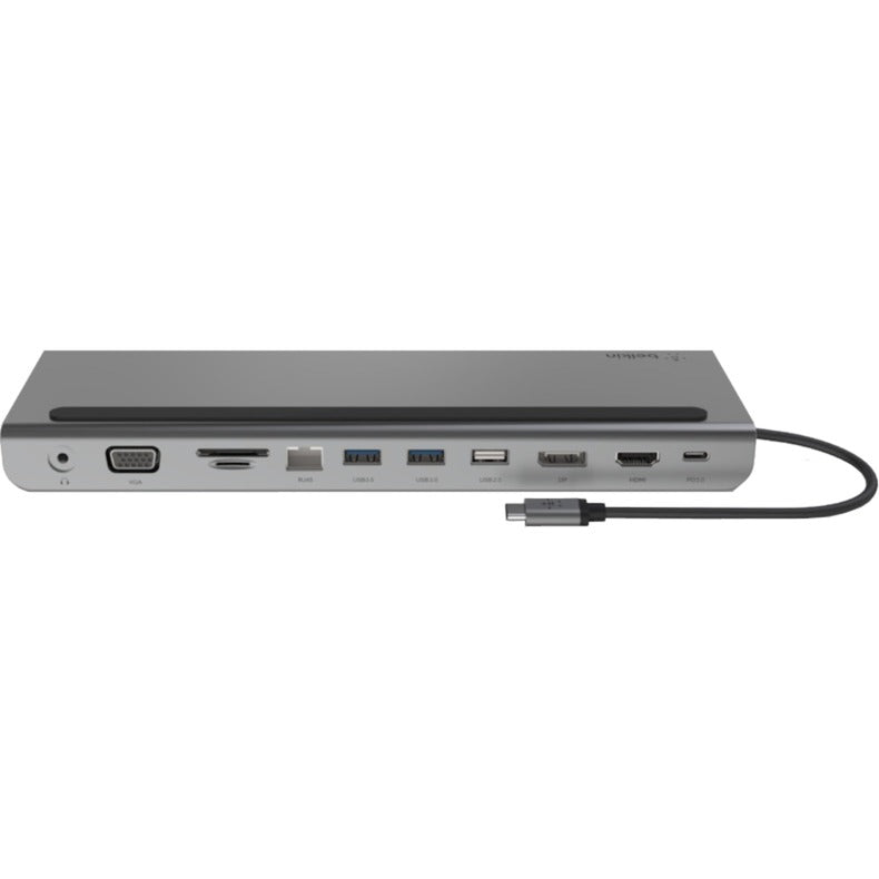 Station d'accueil pour hub USB-C Belkin Connect 11-en-1 (argent noir)