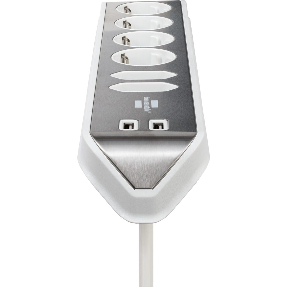 Brennenstuhl Brennenstuhl Estilo HoekstopContact 4 fois avec USB Charge Func