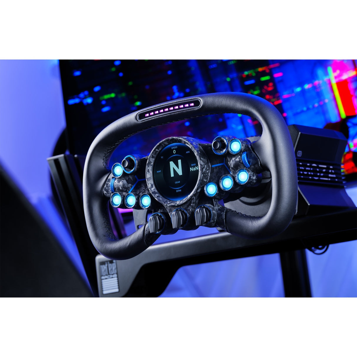 Module complémentaire de guidon Moza vision gs (carbone noir)