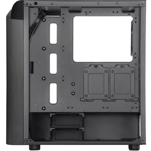 Boîtier Silverstone Seta A1 Midi Tower (titane noir | 2x USB-A | 1x USB-C | RGB | verre trempé)