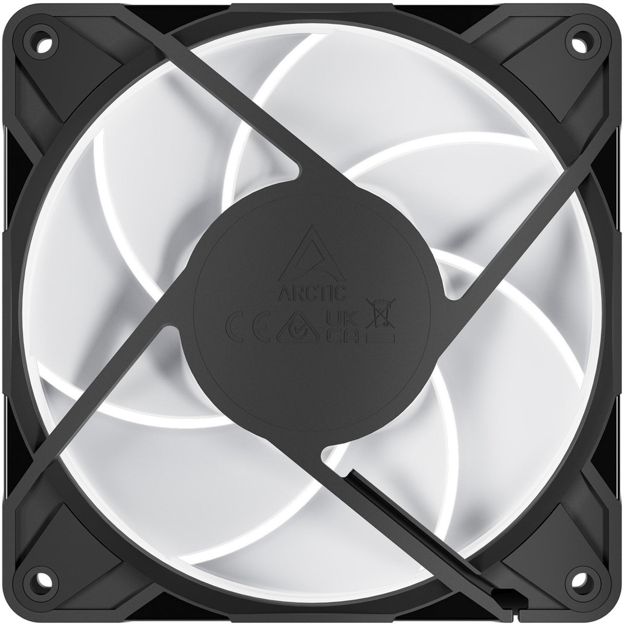 Ventilateurs de boîtier Arctic p12 pro a-rgb (noir, 3 pièces, 120 x 120 x 25 mm, pwm)