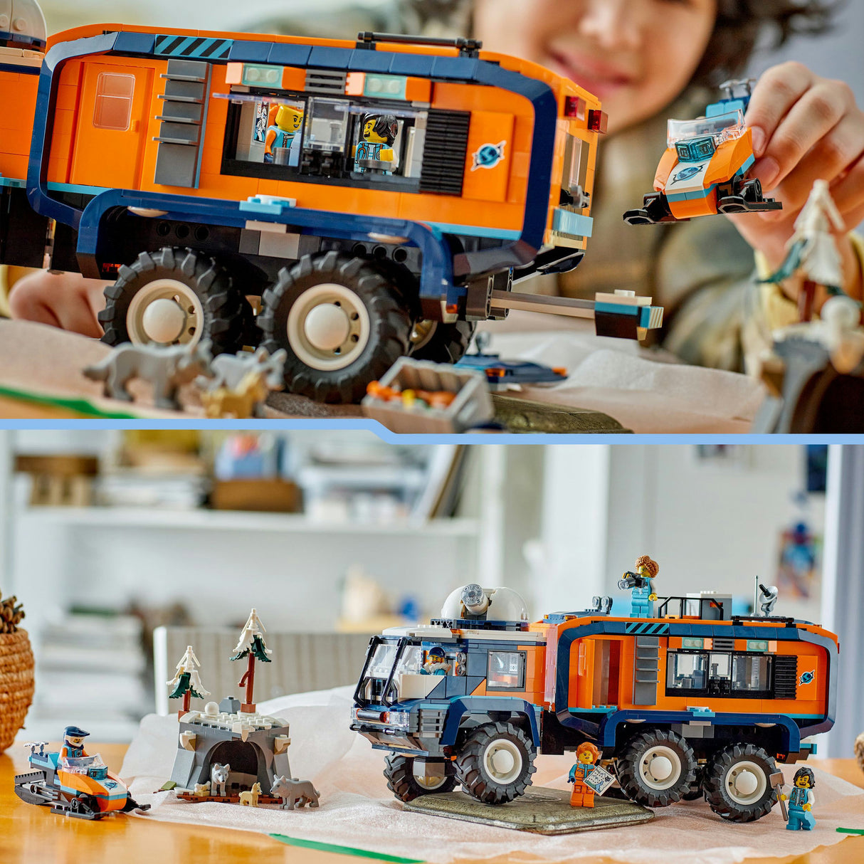 Lego 60471 Le camion laboratoire d'exploration de la ville au pôle Nord