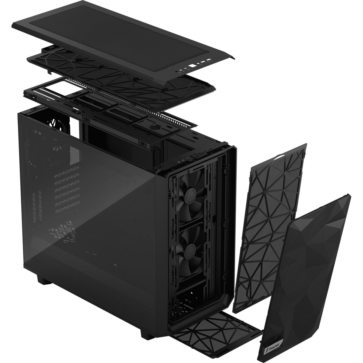 Conception fractale Fractal Design Meshify 2 Verre tempérée léger