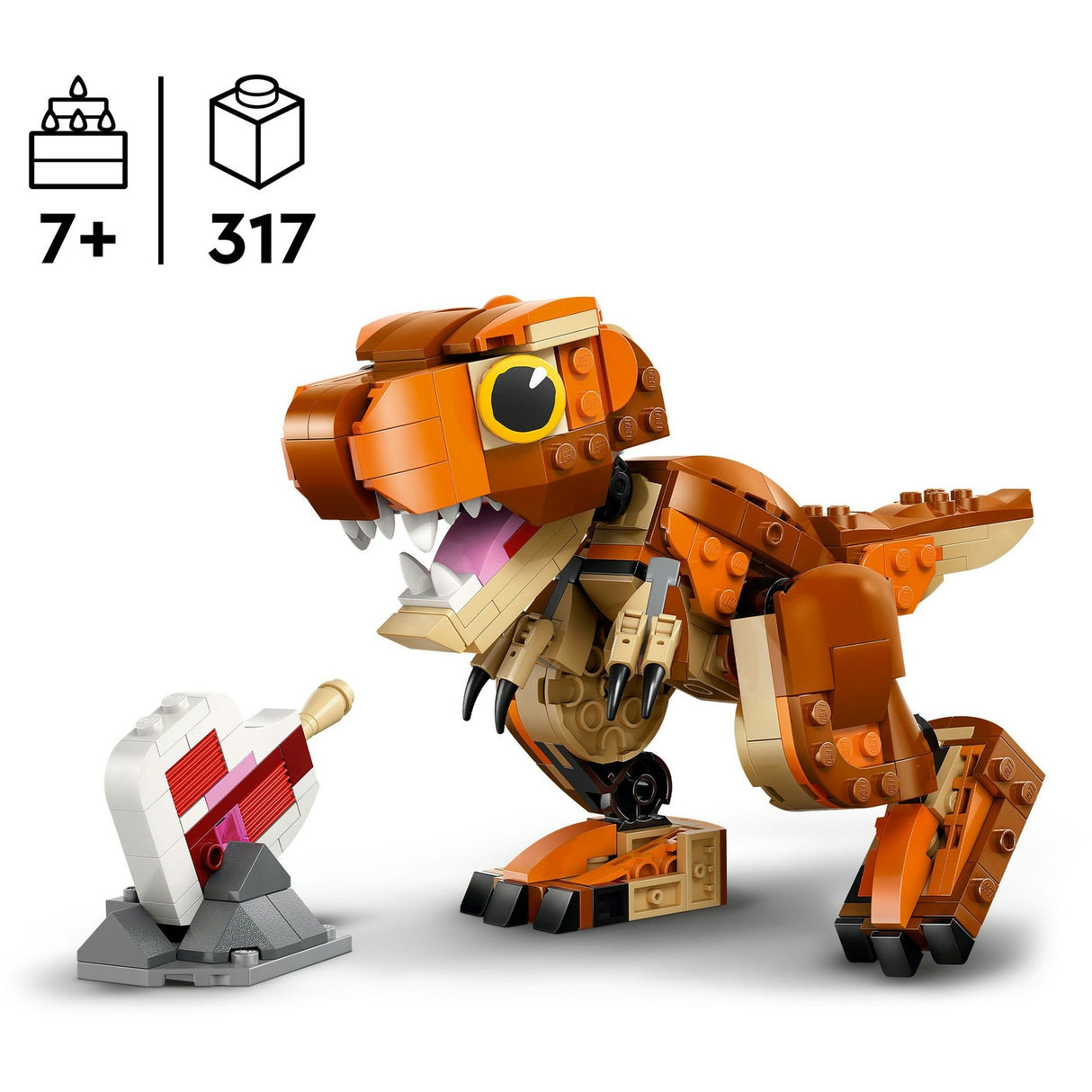 Lego jurassic world 76967 petit mangeur : t. Rex