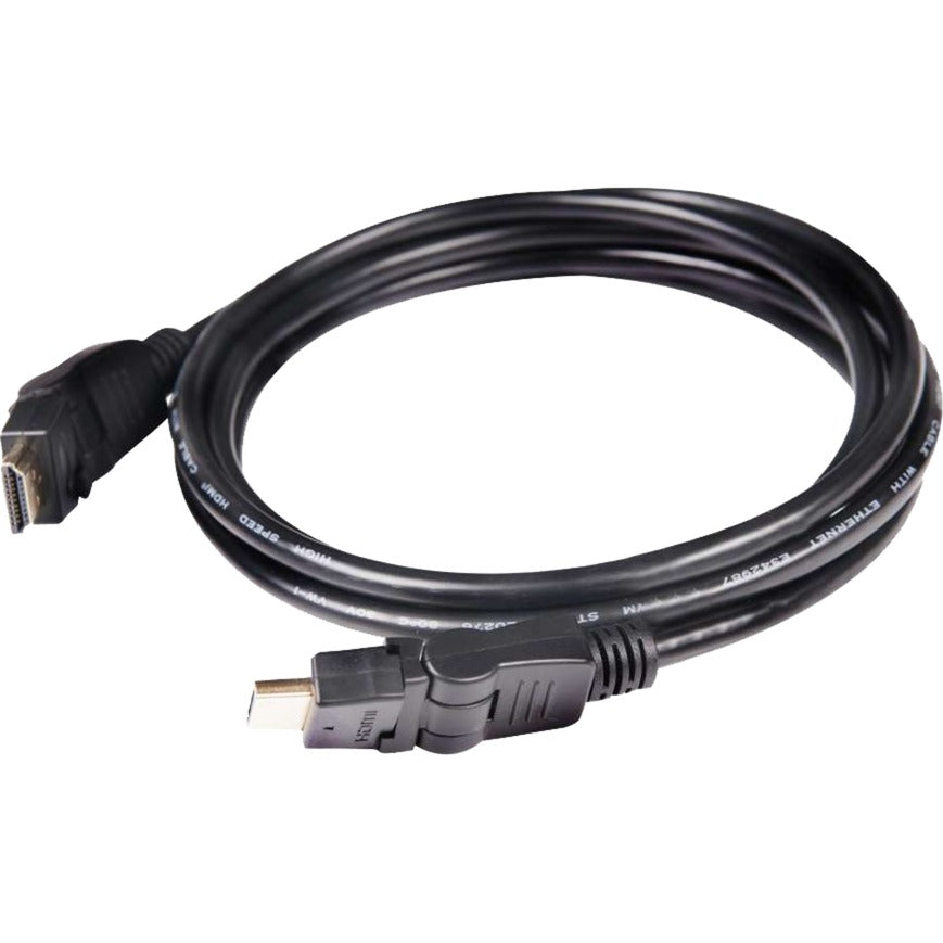Câble rotatif Club 3D HDMI 2.0 360° (noir, 2 mètres, 4K 60Hz)