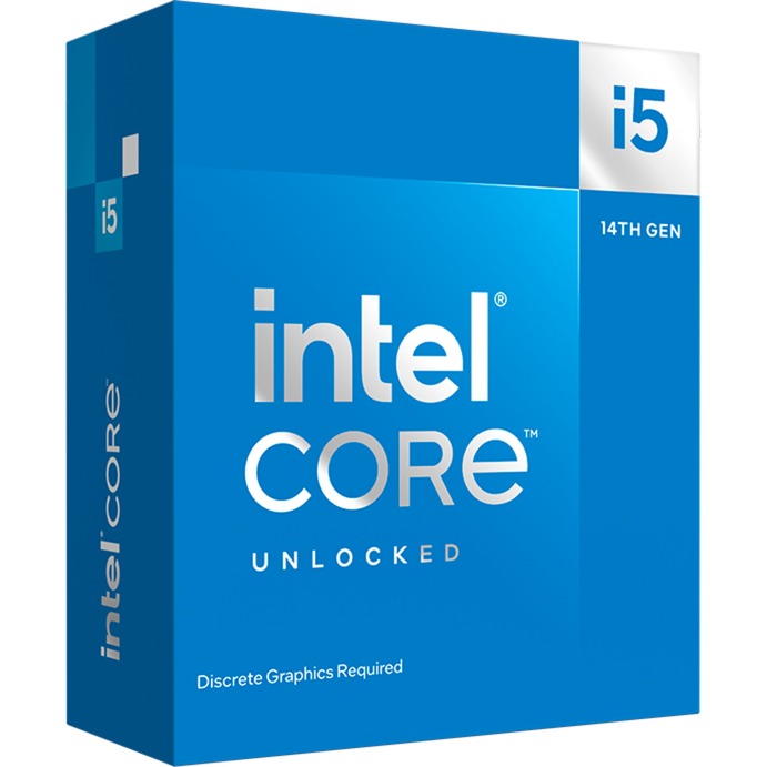 Processeur Intel® core i5-14600kf, 3,5 GHz (5,3 GHz turbo boost) socket 1700 (raptor Lake-s, débloqué, en boîte)