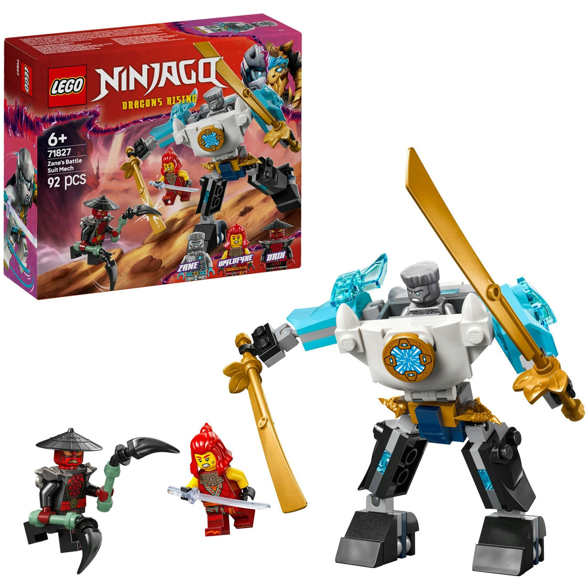 Lego Ninjago 71827 Le robot de combat de Zane