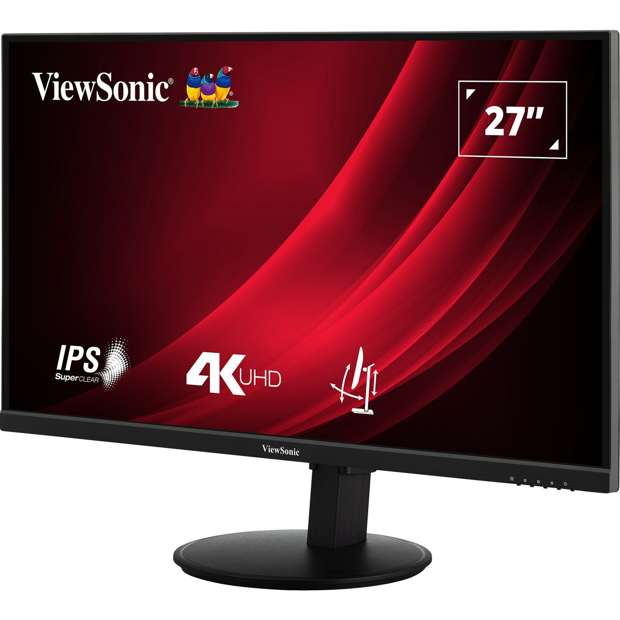 Moniteur Viewsonic vg2708-4k 27 (noir (mat), 2x HDMI, 1x port d'affichage)