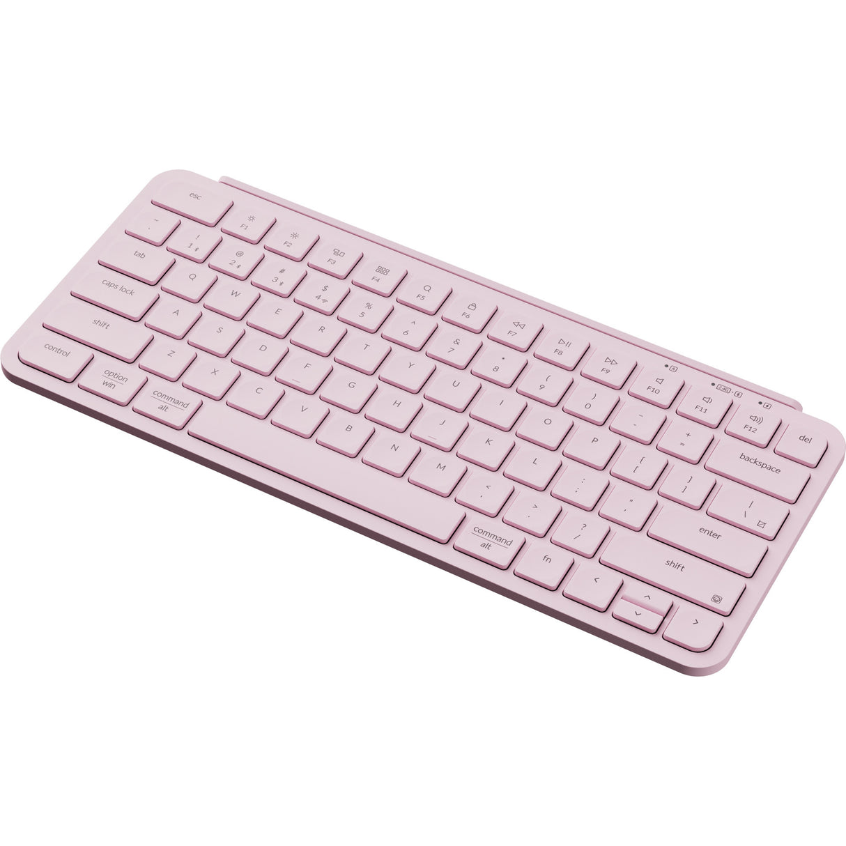 Keychron b1 pro-k4, clavier (rose clair, us-international, commutateurs à ciseaux, 75 %, touches abs, 2,4 GHz | Bluetooth 5.2 | USB-C)