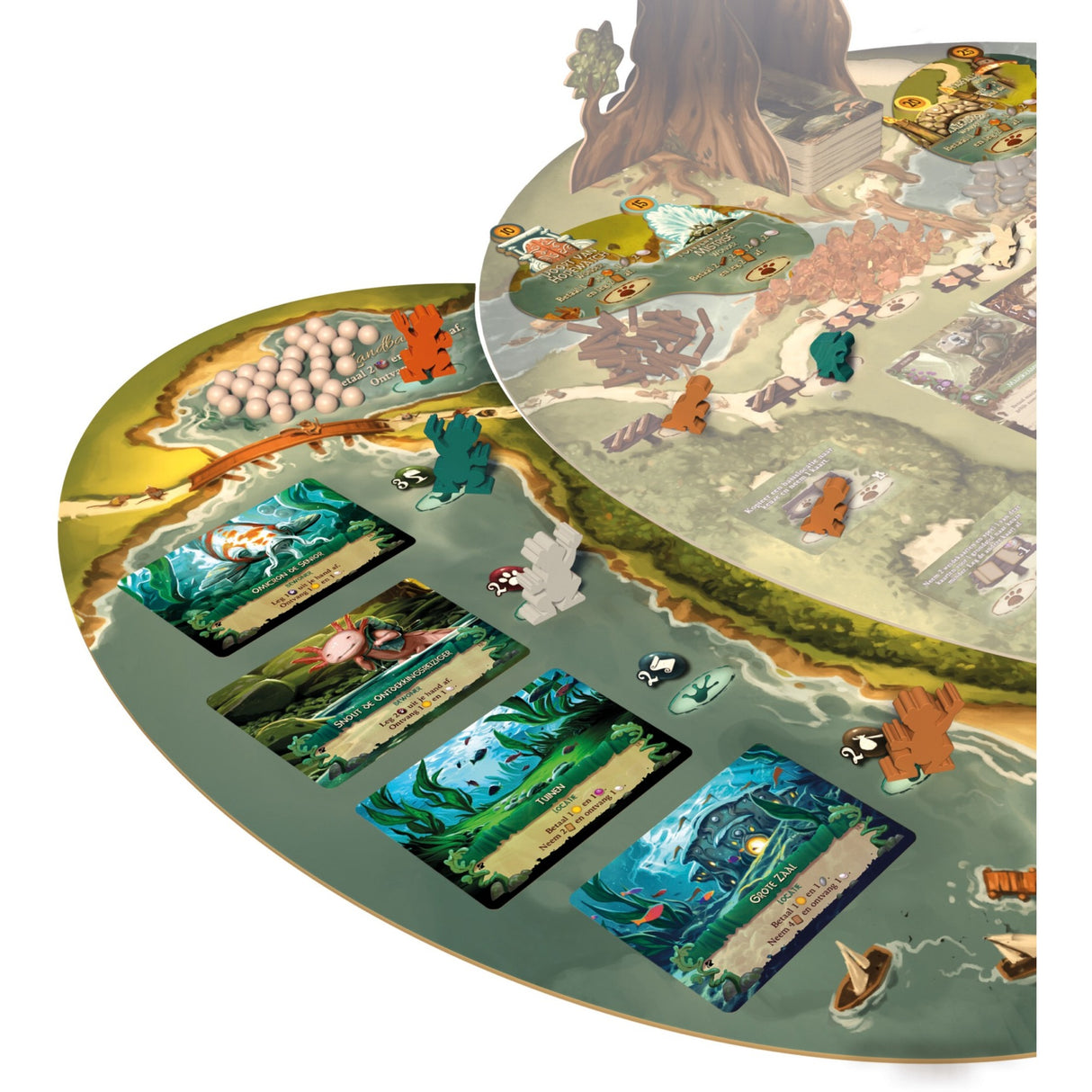 White goblin games everdell : jeu de société Pearlbrook (néerlandais, extension, 1 à 4 joueurs, 60 minutes, à partir de 10 ans)