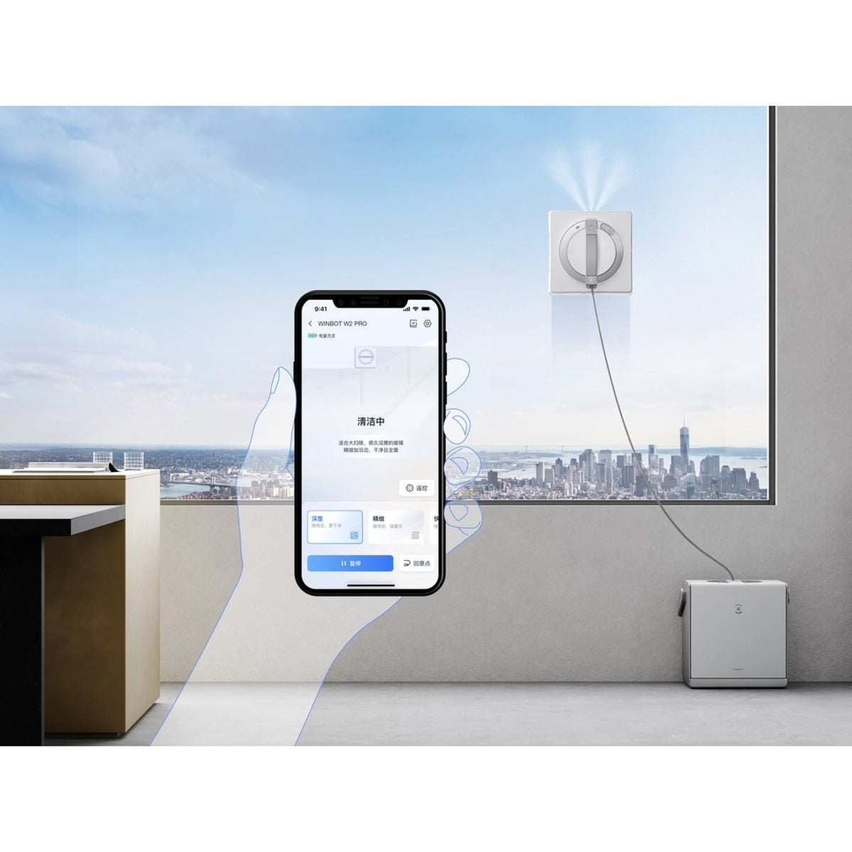 Ecovacs Winbot W2 Omni Robot Window Cleaner