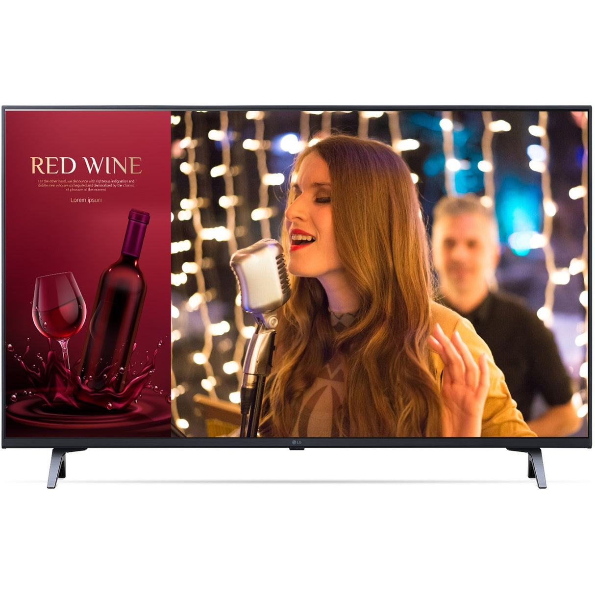 43un640s uhd tv signage 43 moniteur 4k uhd (bleu, 3x hdmi, usb-a, wlan, bt, lan, hdr10)