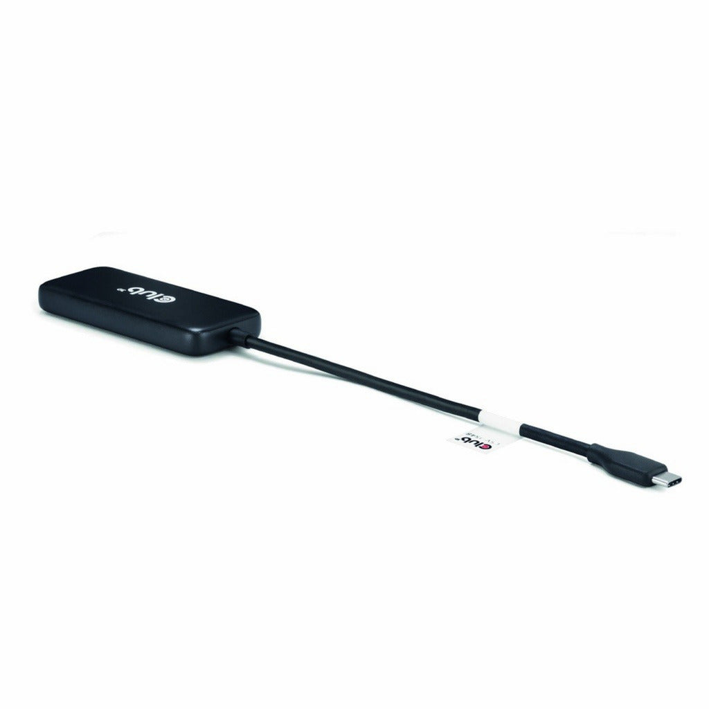 Hub de données Club 3D USB-C 4 ports 10G avec hub USB PD3.0 (noir)