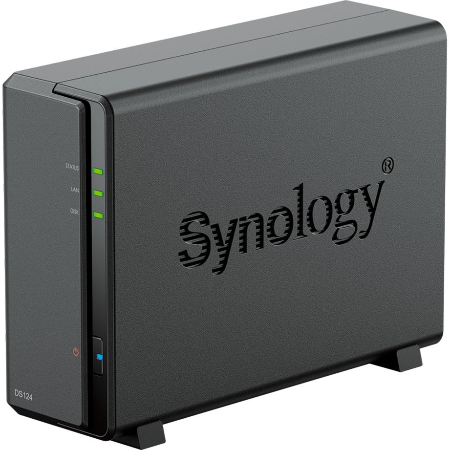 Synology diskstation ds124 nas (noir, USB-A 3.2 (5 Go s))