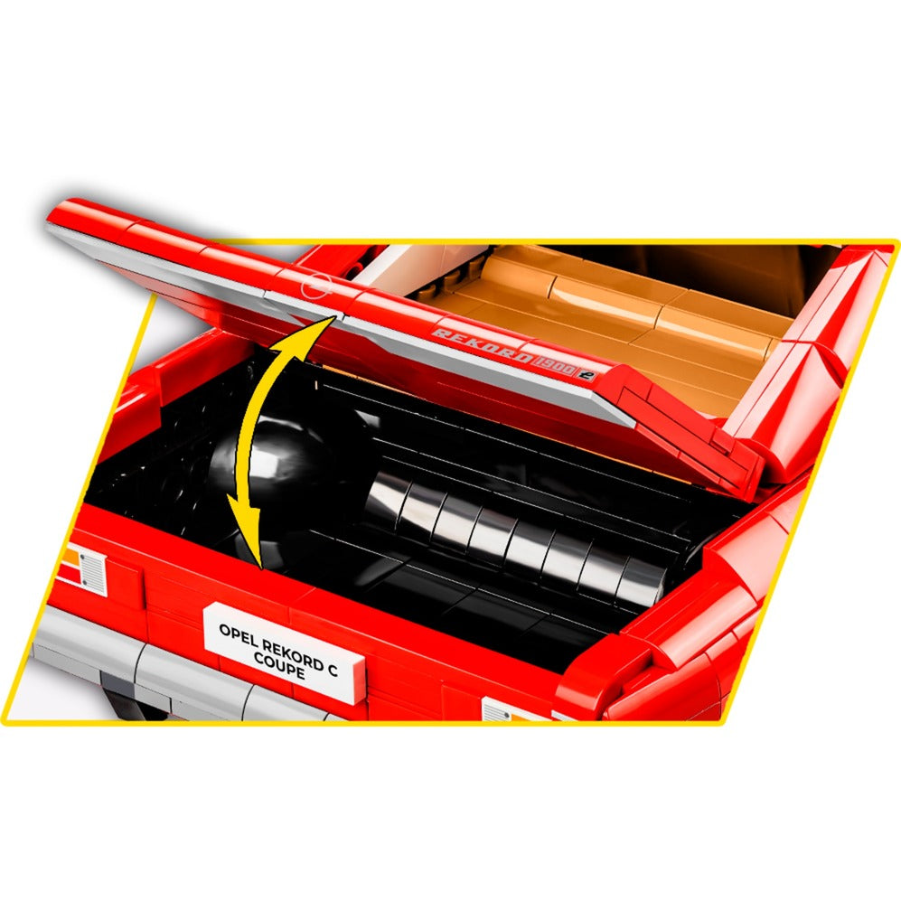Cobi opel rekord c coupe constructiespeelgoed (schaal 1:12)