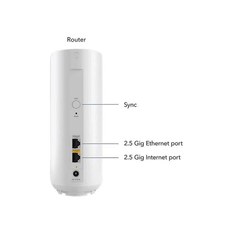 Netgear Orbi 370 Système maillé WiFi, système maillé WiFi 7 double bande, routeur maillé 3 pièces (blanc, 1x routeur Orbi WiFi 7 (RBE371), 2x satellites Orbi WiFi 7 (RBE370))