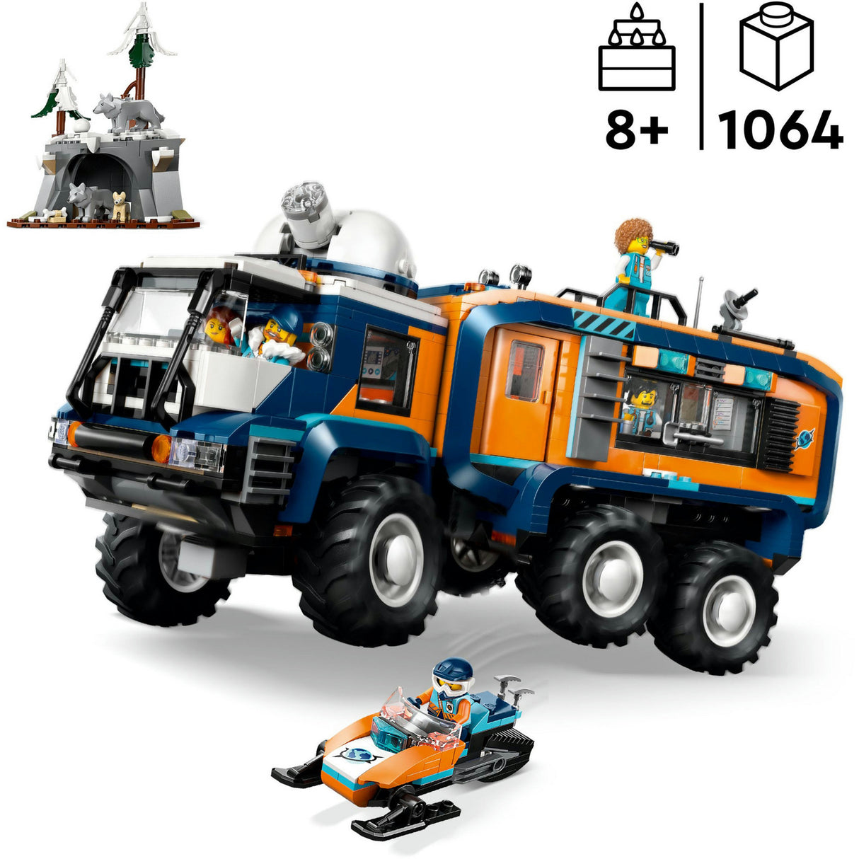 Lego 60471 Le camion laboratoire d'exploration de la ville au pôle Nord